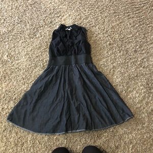 Black/charcoal dress